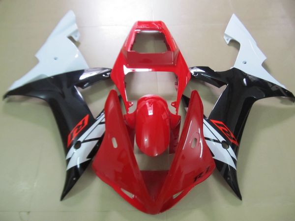 Kit de carenagem para Yamaha YZF R1 2002 2003 carenagem de vermelho preto YZF R1 02 03 OT03