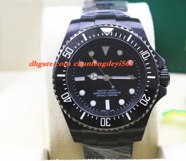 

fashion luxury new mens stainless steel pvd coating ceramic black dial #116610 44mm automatic mechanical movement men watches quality, Slivery;brown