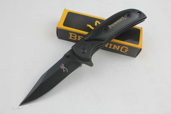 

Продвижение Малый размер Browning 338 Выживание карманный складной нож EDC нож ножи с оригинальной бумажной коробки упаковки черный