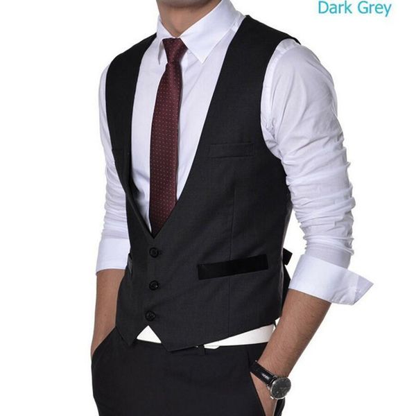 

wholesale- fashion black men suit waistcoat wedding suit vest for men tuxedos waistcoat, Black;white