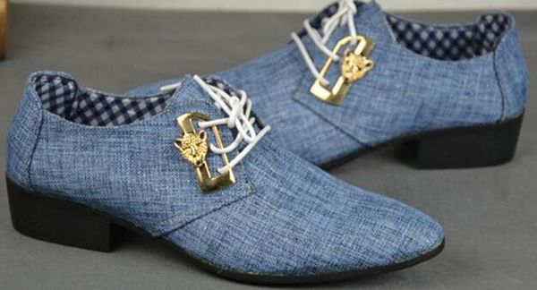 

wholesale-fashion men dress 2017 male business shoes wedding shoes autumn lace-up cloth cover men 's pointed leather shoes n25 3 6 revi, Black
