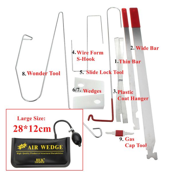 2019 Universal Car Lock Out Emergency Kit Unlock Door Open Tool