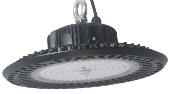 

ul dlc в списке 150w ufo led high bay свет 110v-277v 5000k 130lm / w 5 лет гарантии промышленный светодиодный свет