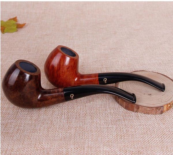 Old Phoebe Hammer Bent Briar Pipe Echte kostenlose Pfeife für Anfänger