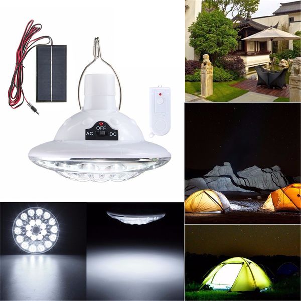 

solar power rechargeable 22 led light bulb super bright remote control yard garden outdoor camping tent security lamp lantern