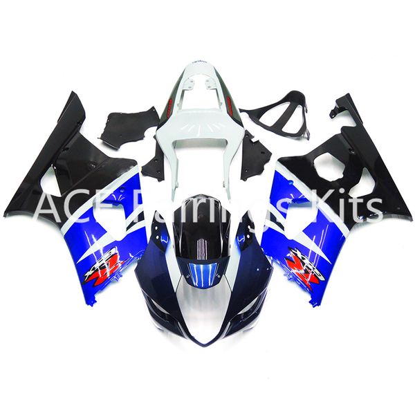 3 brindes novos Suzuki GSXR1000 K3 03 04 GSXR 1000 K3 2003 2004 Injeção ABS Plástico Motocicleta Carenagem Legal brilhante estilo Azul