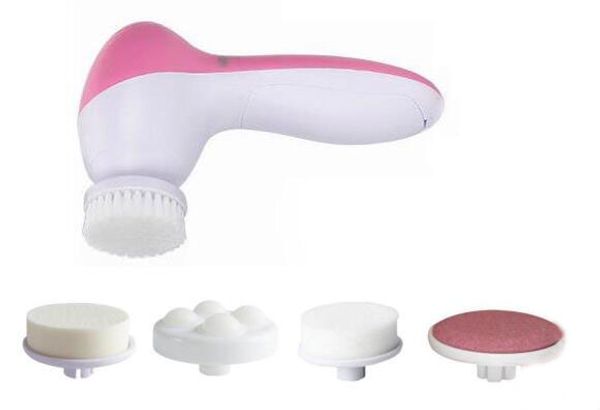 

5 в 1 электрический моющее средство для лица Уход за кожей лица набор щетка для мыт