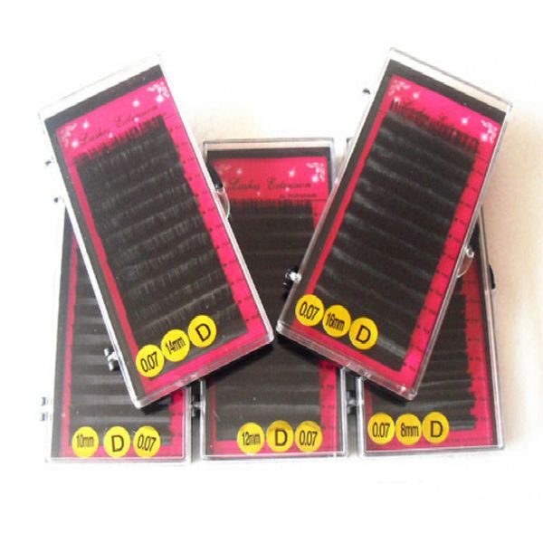 

wholesale new arrival faux mink lashes extensions 0.07mm korean false eyelashes 3pcs/lot ing