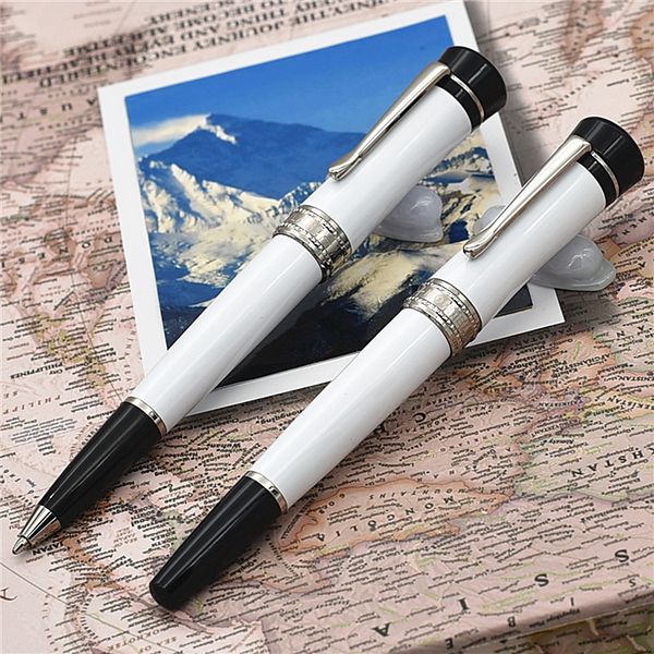 

Luxury pen lucky star series Unique design roller ball pen / Ballpoint Pen made of High grade white resin office school supply gift pens