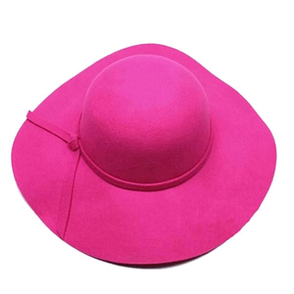 

wholesale- stylish women lady retro felt bowler floppy cap cloche hat, Blue;gray
