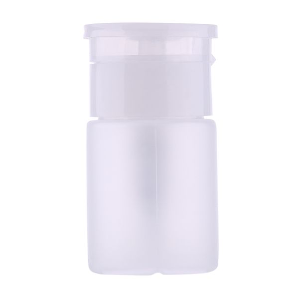 Wholesale- 75ml Empty Box Nail Polish Remover Disinfectant Alcohol Container Holder Liquid Refillable Bottles Press Opening Design