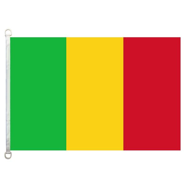 

good flag mali flags banner 3x5ft-90x150cm 100% polyester country flags, 110gsm warp knitted fabric outdoor flag