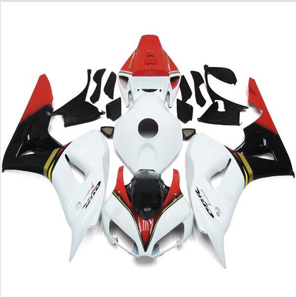 

3 gifts for honda cbr1000rr 06 07 1000rr 2006 2007 abs plastic abs injection motorcycle full fairing kit white red black a18
