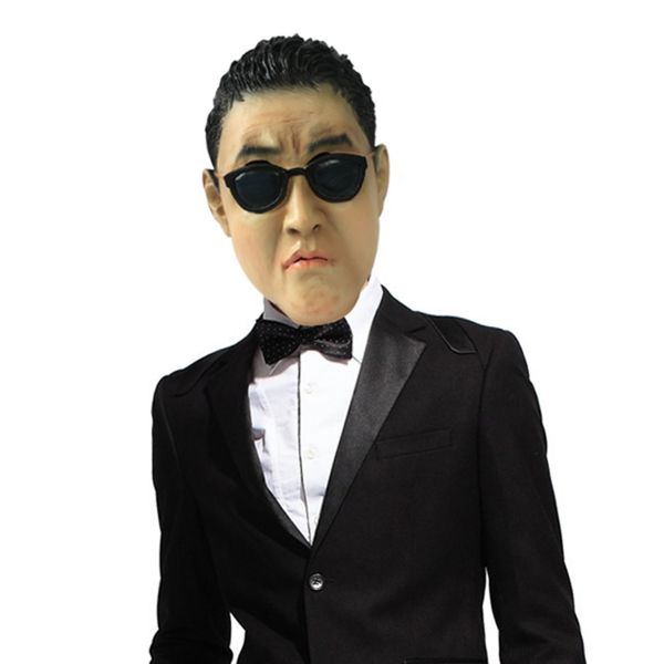

wholesale-gangnam style psy masks cosplay custom halloween party mask for men