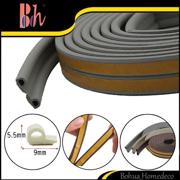 2019 Hot 2 3m 6m Self Adhesive P Type Seal Strip Doors Windows