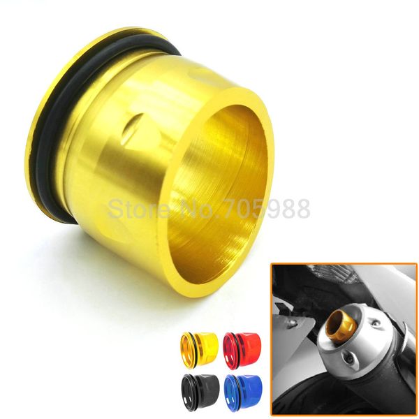 

motocross motorcycle tmax part muffler tail ends cnc aluminum exhaust tip cover for yamaha t-max 530 2012-2015