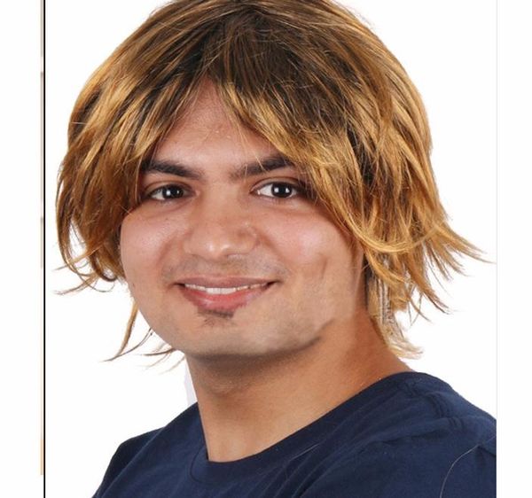 Beauty World New Men Style Heat Resistant Synthetic Fiber High