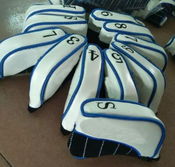 

Customerized PU гольф железа крышка на молнии под OEM гольф Headcover