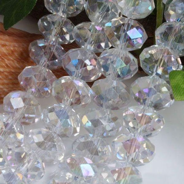 

beautiful 1000pcs wholesale loveliness 4x6mm white ab swarovski crystal gemstone loose beads bead