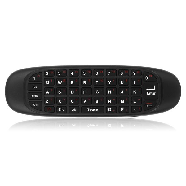 

sell 1 .c120 fly air mouse mini wireless qwerty keyboard remote control game controller for android tv set box mini pc 6 gyroscope q3
