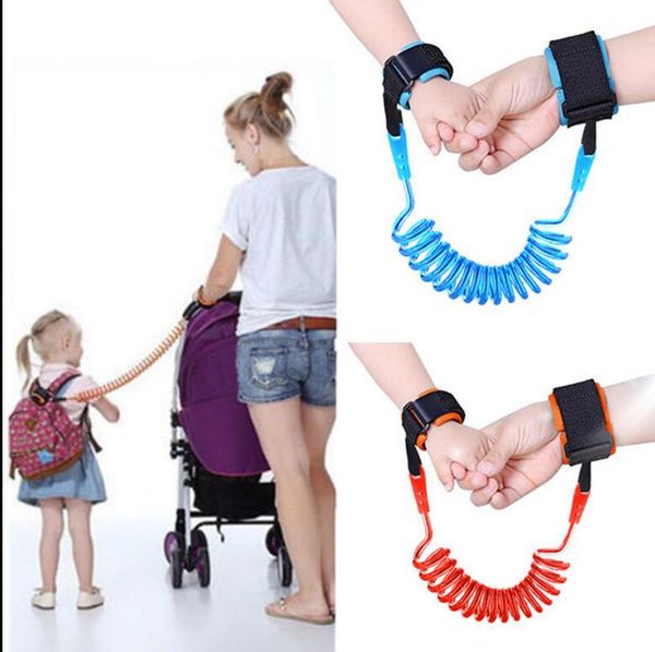 Cinturino anti-smarrimento per bambini Polsino di sicurezza per bambini Collegamento da polso Guinzaglio per bambino Guinzaglio per cinturino Guinzaglio da polso per bambino Walking 1.5M KKA1974