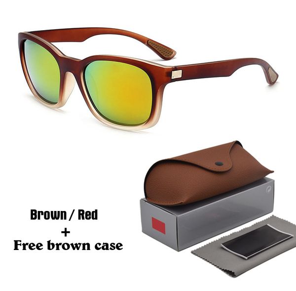 

1pcs wholesale - fashion sunglasses men women brand designer retro vintage sun glasses gafas oculos de sol with cases and box, White;black