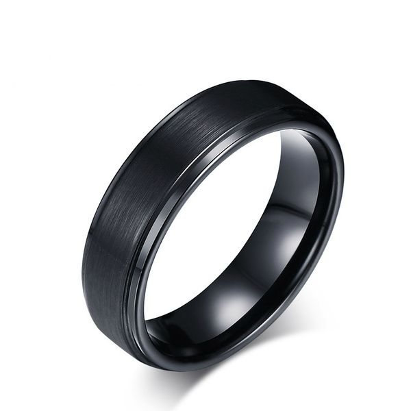 

cool men tungsten carbide rings pure tungsten black rings for men jewelry 8mm wide men wedding engagement rings tcr-015, Slivery;golden