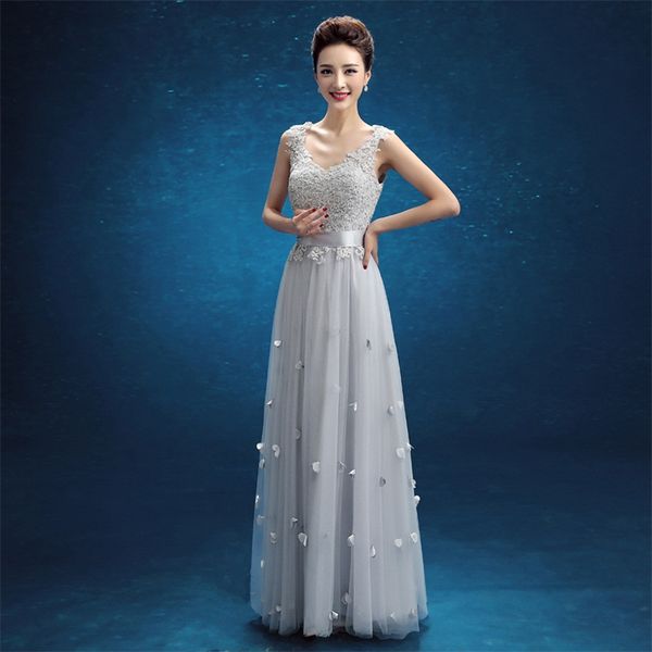 

2017 latest evening dresses elegant v-neck girls dress backless long ball prom party pageant graduation formal dress/gown, Black;red