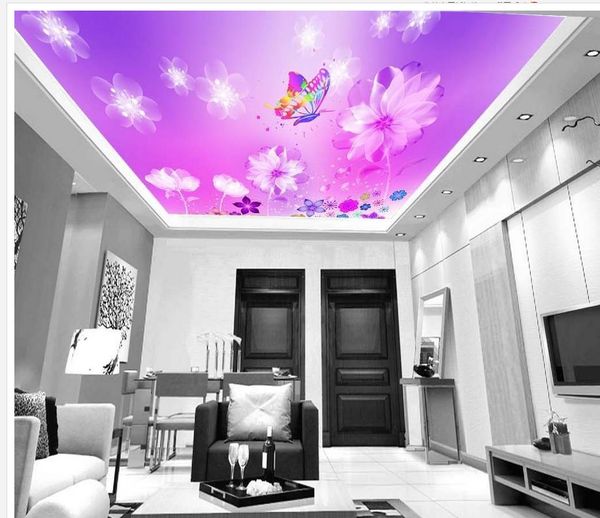 

fashion decor home decoration for bedroom fashion warm flowers ceiling murals 3d ceiling murals wallpaper