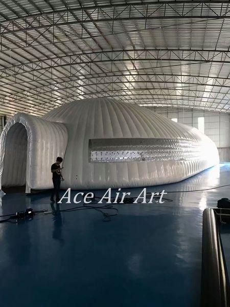 Индивидуальная ПВХ Тарпаулин сделала выставку на открытом воздухе и палатки на надувные палатки на надувные укрытия Igloo Marquee Tent Air Dome Палатка для США