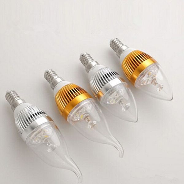 

LED E14 E27 E12 3 * 3 9W High Power Led свеча лампы светодиодных ламп лампы освещение люстра лампа