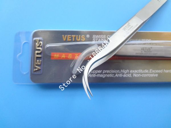 

wholesale- 10pcs eyelash extension tweezers vetus for 3d 6d volume lashes
