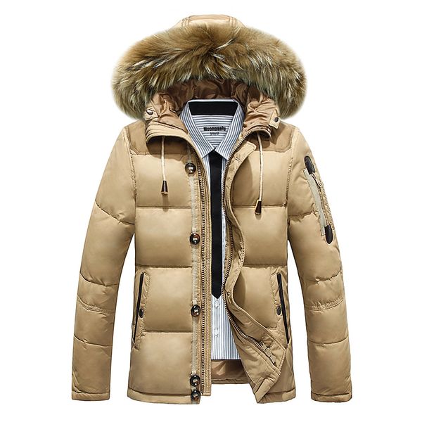 Wholesale- Free shipping  parka men Winter jacket men warm thick ed jacket Cotton-Padded Jacket mens parka coat 140hfx