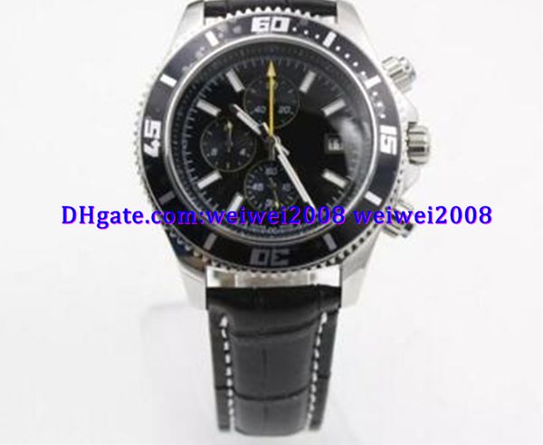 

luxury watch quartz watch men leather belt black dial watch, Slivery;brown