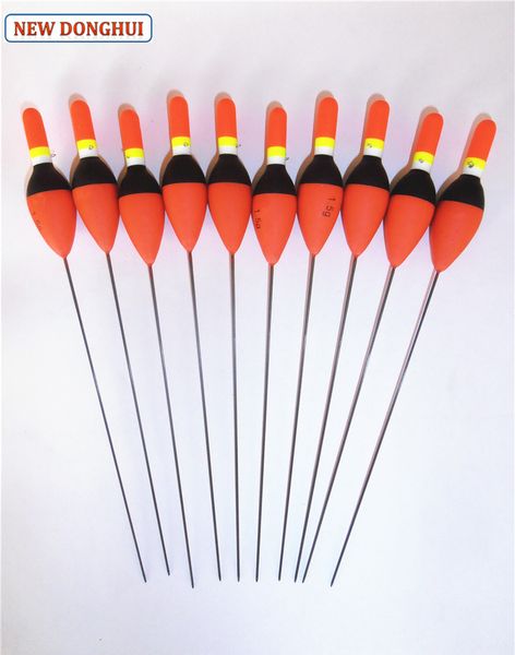 

wholesale- newdonghui 10pcs/lot red color fishing float fishing bobber 1.5g bouyancy oem factory store 201176