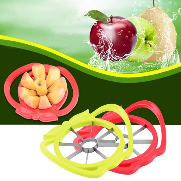 

apple slicer cutter corer divider plastic stainless steel kitchen fruit tool