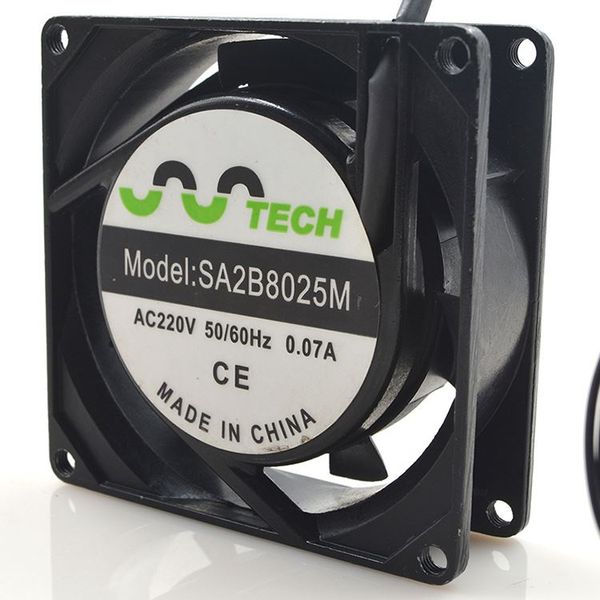 

tech 50/60hz 220v 0.07a 8025 copper axial fan fan with 8cm