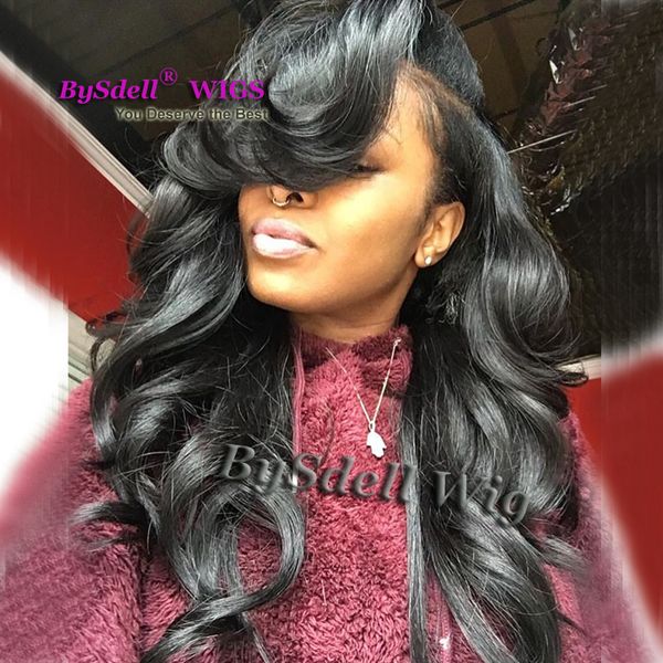 Best Quality Body Wave Black Hair Wigs Synthetic Ladys Hair Wig