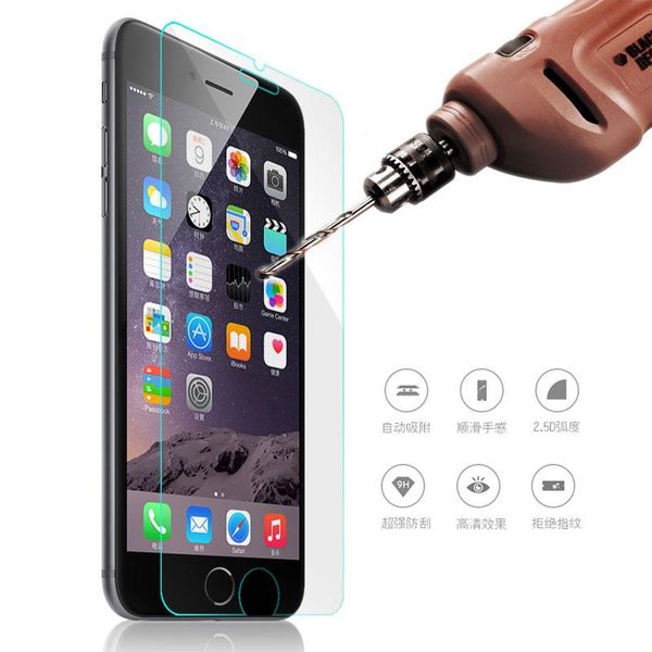 

ultra hd tempered glass screen protector case for iphone 7 7 plus 6 6s plus 5c se toughened glass screen protective film phone cover cases