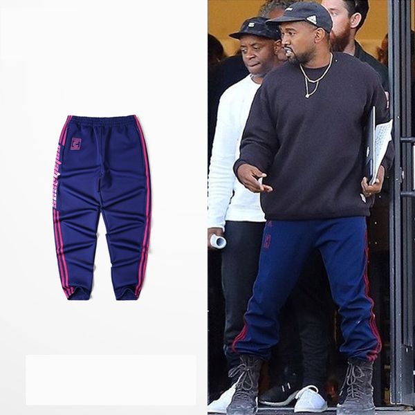 

2017 Kanye West Season 4 Спортивные штаны CALABASAS Хип-хоп беговые брюки спортивные спортивные
