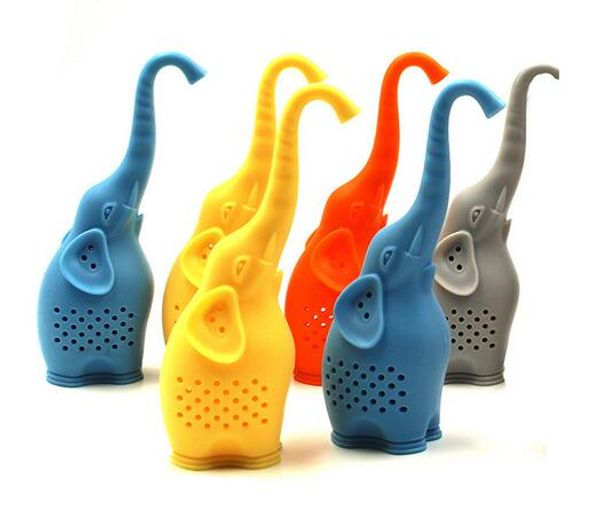 

dining & bar teapot cute elephant silicone tea infuser filter teapot for tea & coffee drinkware