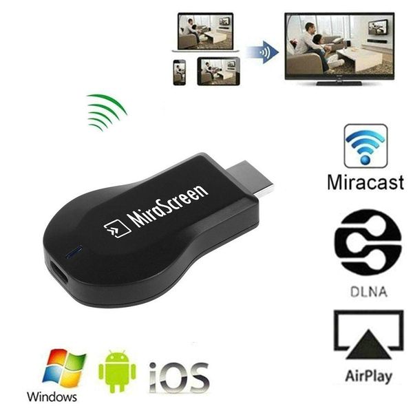 

MiraScreen ОТА ТВ приставка с поддержкой Miracast донгл с Wi-Fi дисплей приемник DLNA AirPlay и Miracast лучше, чем он EasyCast Airmirroring с Chromecast