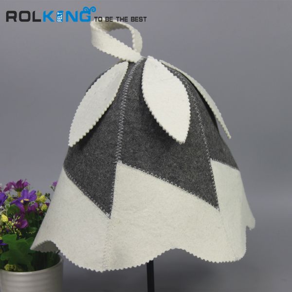 

wholesale- wool felt sauna hat 1pcs head circumference size 70cm