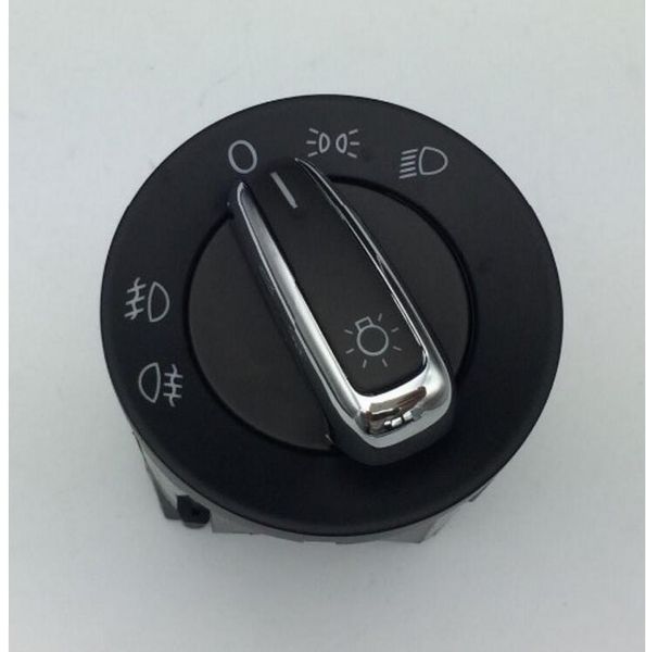 

for VW Golf MK4 Jetta 4 Bora 1998-2008 Passat B5 Chrome Headlight Switch Fog Head Light Lamp Knob Button 3BD 941 531 A