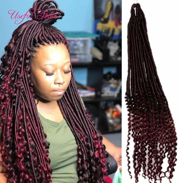 

24strands/pcs havana mambo dreadlocks goddess crochet braids 100g faux locs braids hair extensions synthetic braiding hair janet collection, Black