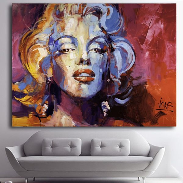 2019 Watercolor Marilyn Monroe Art Prints Poster Wall Pictures