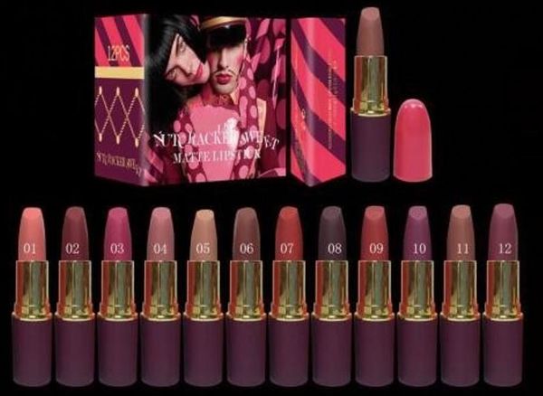 

Бесплатная доставка - Новый макияж губ Nutc Racker Сладкие 3g Matte Lipstick! 12 различный выбор