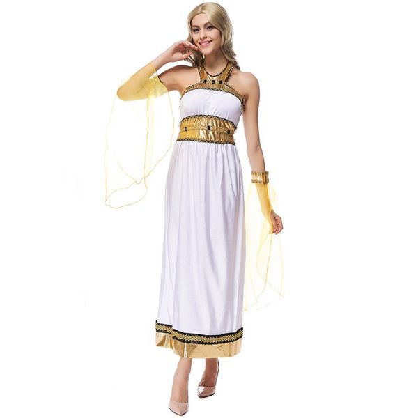 Sexy altes Ägypten Königin Prinzessin Kostüm klassische Halloween Party Cosplay Kostüm Maskerade Griechenland Göttin Bühnenoutfits