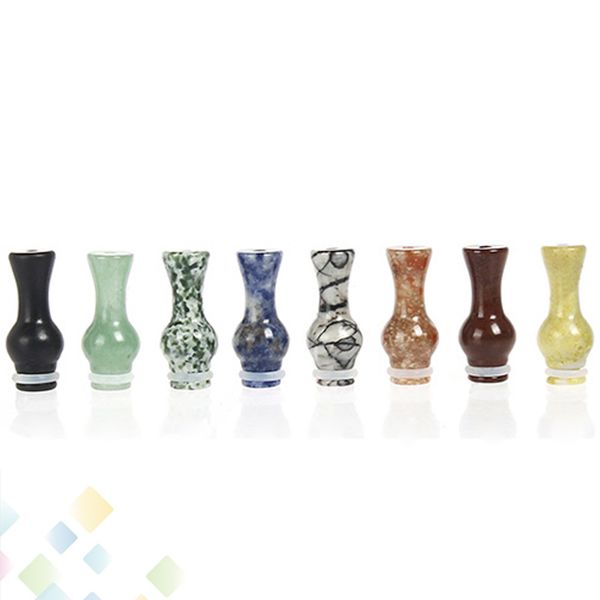 

Natural Jade Vase Drip Tip 510 EGO Gourd Drip Tip 510 EGO Atomizer Mouthpieces For CE5 DCT Vivi Nova EVOD EE2 E Cigarettes