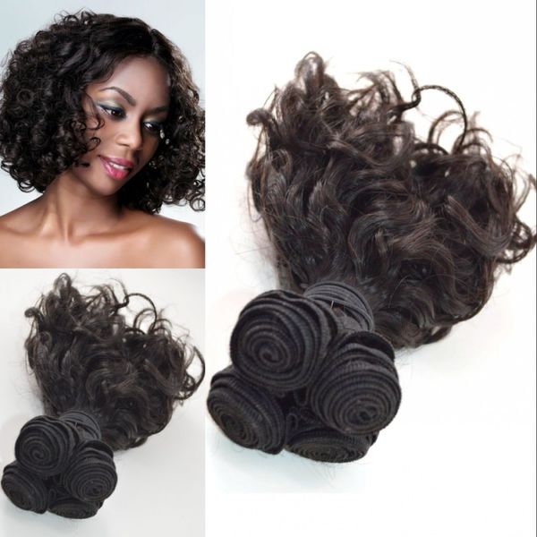 3 Bundles Natural Color Mongolian Human Hair Weaves 8 30 Inch